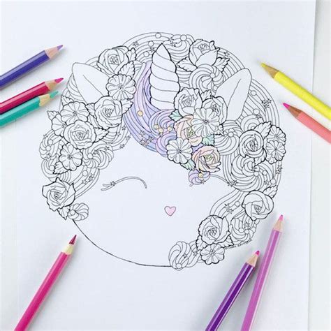 Coloring Pages Unicorn Cake - Free Coloring Page