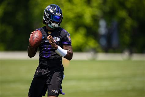 Ravens Qb Lamar Jackson Saves His Best For Last At Mandatory Minicamp