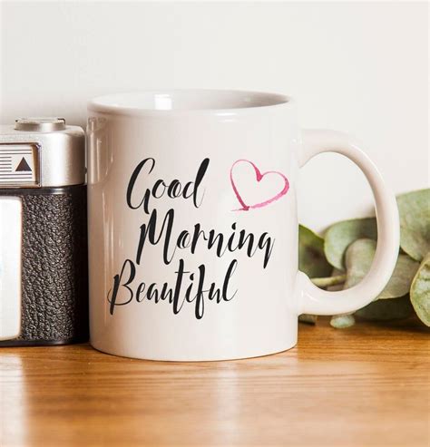 Gift wraps, gift bags, wedding gifts, baby shower gifts Good Morning Beautiful Mug ~ Gift for Her ~ Birthday ...