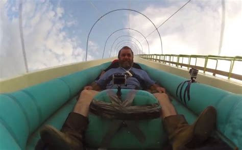 First Launch The Worlds Tallest Waterslide