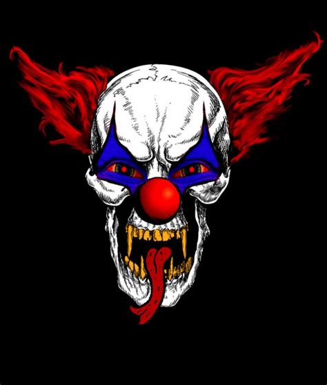 Free Download Digital Drawing 50 Scary Clowns That Will Haunt In Your