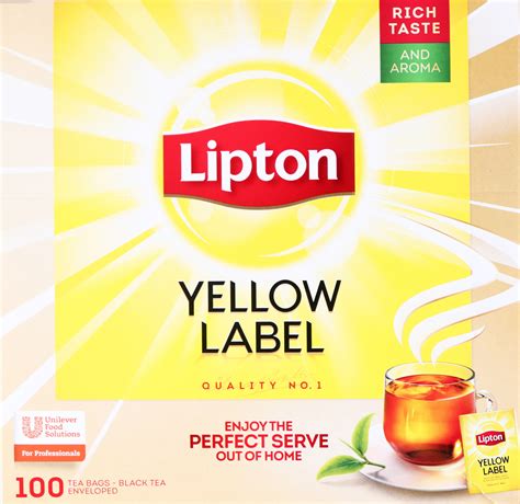 Lipton Yellow Label Tea 100st Alaerts Shop