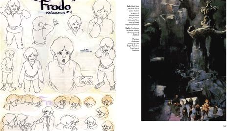 Vintage Concept Art From The Original Animated Lord Of The Rings Film