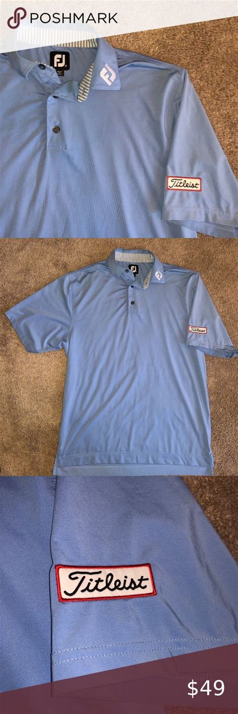 Footjoy Fj Titleist Golf Polo Shirt Pga In 2020 Golf Polo Shirts