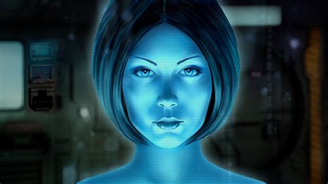 Картинка Halo Cortana лица Фэнтези Девушки компьютерная 3840x2160