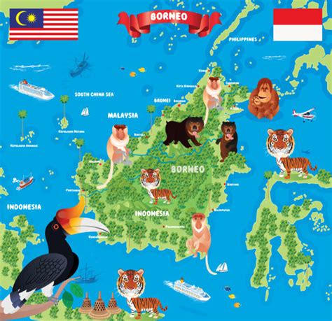 460 Borneo Flag Stock Illustrations Royalty Free Vector Graphics