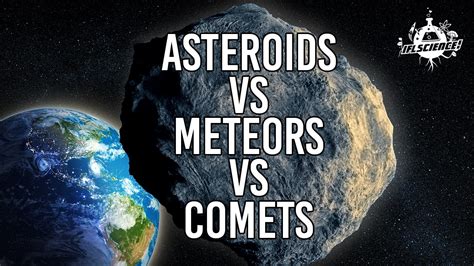 Whats The Difference Between Asteroids And Meteors And Comets Video