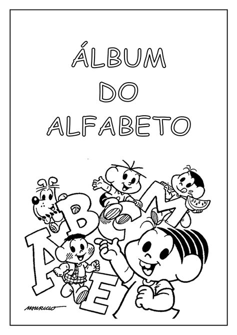 Alfabetizando Com Mônica E Turma Álbum Do Alfabeto