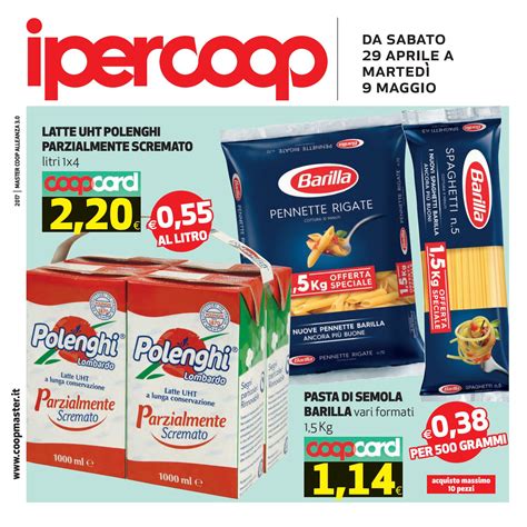 Coop is a system of italian consumers' cooperatives which operates the largest supermarket chain in italy. Volantino Ipercoop dal 29 aprile al 9 maggio 2017 by Porto ...