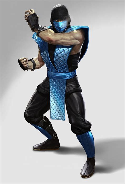 Sub Zero Character Render Classic Costume Mk Ii Mortal Kombat Mk