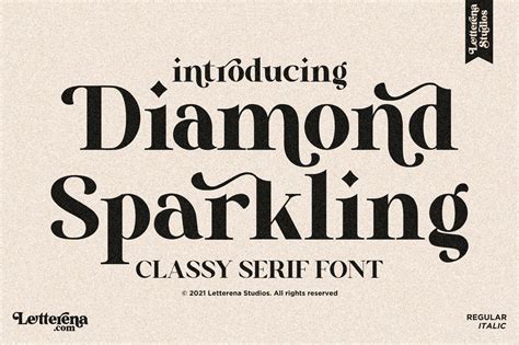 Free Stylish Serif Fonts Examples Pelajaran