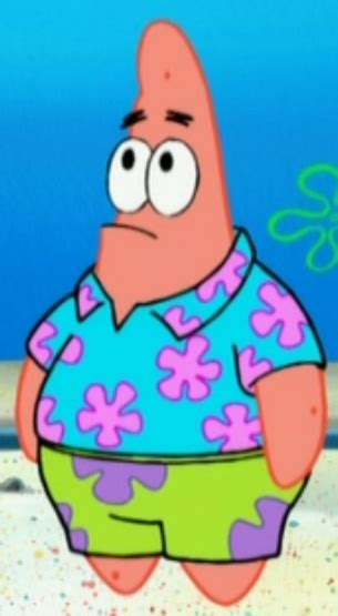 Image Patrick Wearing A Hawaiian Shirtpng Encyclopedia Spongebobia