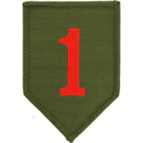 United States Army 1st Infantry Division 35 Embroidered Iron On Patch At Sticker Shoppe