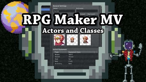 Rpg Maker Mv Actors And Classes Youtube