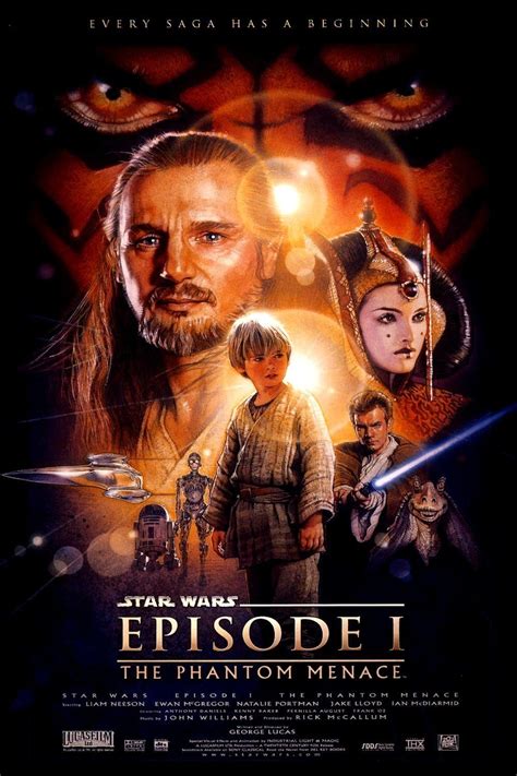 Star Wars Épisode I La Menace Fantôme 1999 Par George Lucas
