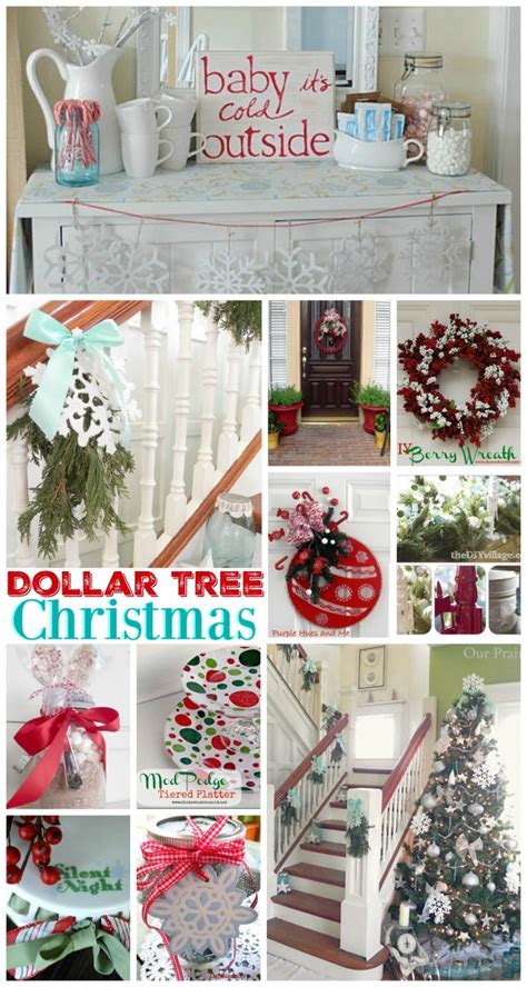 All the money in the world can't replace the charm of a handmade piece of décor. Dollar Tree Christmas Link Party Features (and 100+ Ideas ...