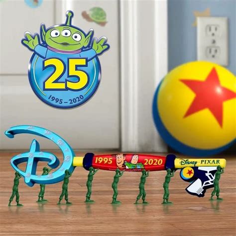 Celebrate 25 Years Of Toy Story With The Disney Store Toy Story 25th Anniversary Key Chip And