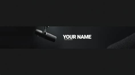 Free Podcast Youtube Banner Template 5ergiveaways