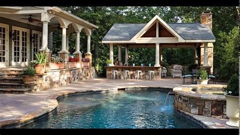Inspirations Outdoor Kitchen With Pool