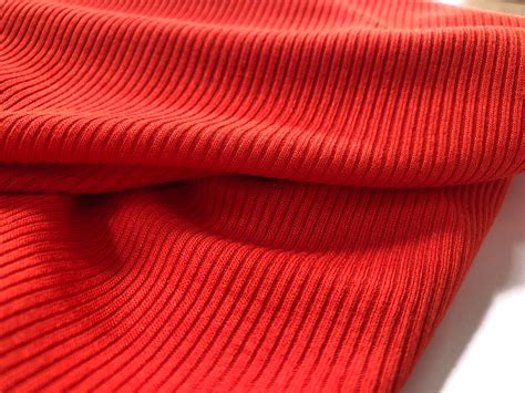 High Quality Stretchy Cotton Polyester Rib Knit Fabric 2x1 Etsy