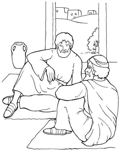 Paul And Silas In Jail Coloring Page at GetColorings.com | Free