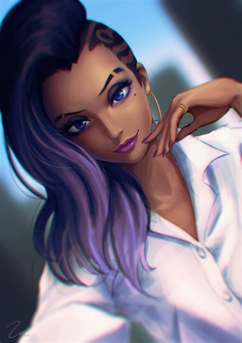 Sombra Overwatch And More Drawn By Umigraphics Danbooru