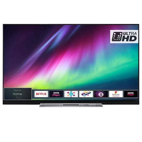 Toshiba 55u7863dbc 55 Inch Smart 4k Ultra Hd Hdr Led Tv Freeview Play Alexa Electrical Deals