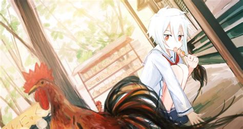 White Hair Anime Girls Artwork Wallpapers Hd Desktop