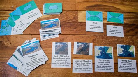 Free Printable Land And Water Form Cards Science For