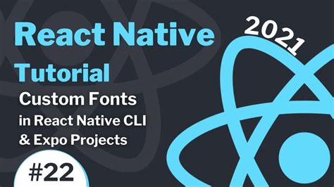 React Native Tutorial Custom Fonts In React Native Cli Expo Projects React