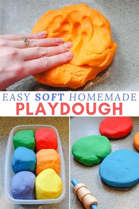 How To Make The Softest Playdough Recipe In Just 5 Minutes It’s Less Messy Than Store  Soft