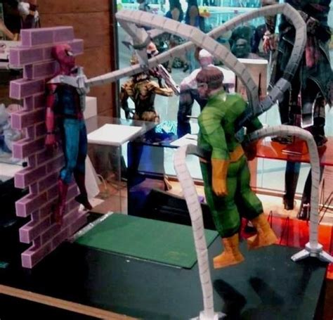 Jual DIY Papercraft Pola Spiderman VS Dr Octopus Di Lapak Dede Mulyadi