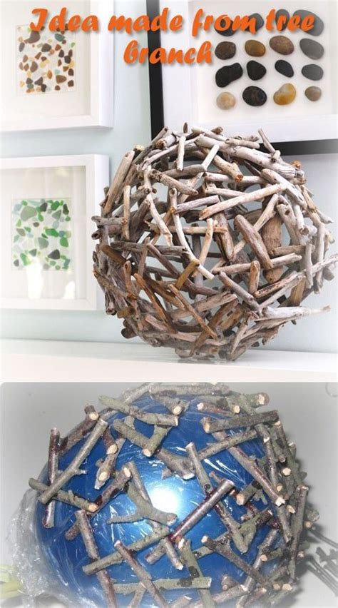 Idea Made From Tree Branch Tree Branch Decor Tree Branch Crafts