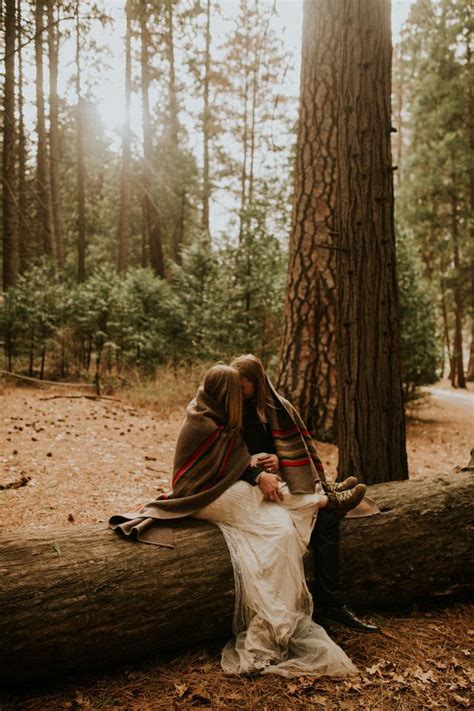 winter elopement in yosemite national park — elopement intimate wedding photographer cute
