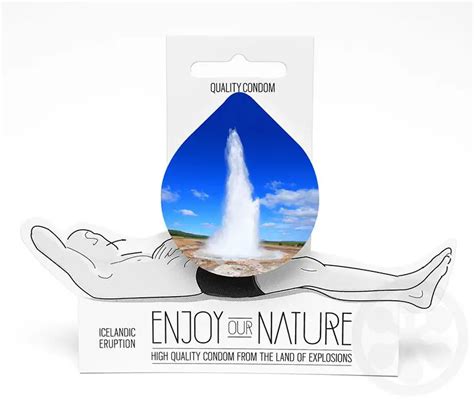 enjoy our nature condoms packaging by gerist of iceland