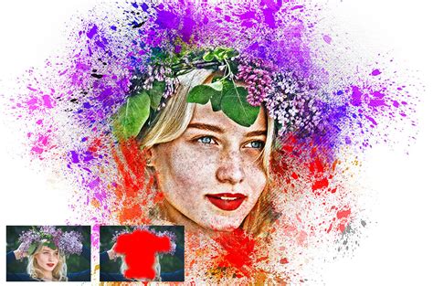 Watercolor Painting Photoshop Action Add Ons Graphicriver