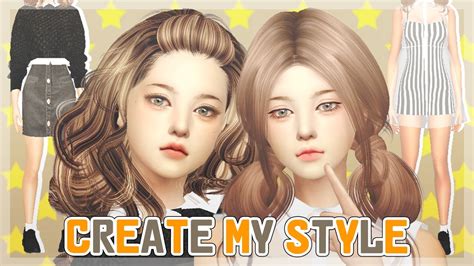 The Sims 4 Cas 【my Style】 Collab W Ccmods Shop Team Youtube