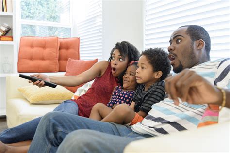 family watching TV together - Dano Milk Nigeria