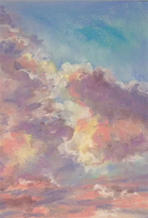 Cloudssky Pastel By Bev Plowman Abstract Artwork Interesting Art