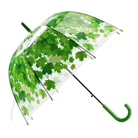 Rain Umbrella Leaves Print | Umbrella, Rain umbrella, Long umbrella