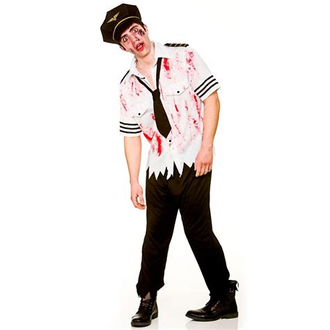 Zombie Pilot Adult Costume Mens Costumes From A2z Fancy Dress Uk