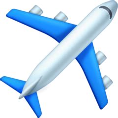 Airplane [2708] Emoji Meaning, Images and Uses png image