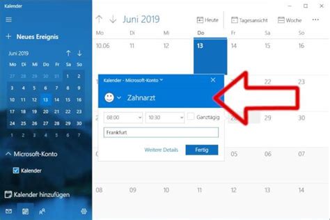 You can see the date and time in the right corner of the taskbar. Windows 10 Kalender App starten und einrichten - Tuhl Teim DE