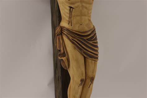 Hand Carved Crucifixion Of Jesus Christ Finewoodworking