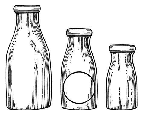 Milk Bottles Clip Art Old Design Shop Blog