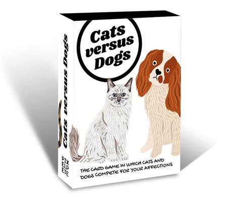 Cats Versus Dogs A Card Game For Pet Lovers Who Cannot Etsy Uk