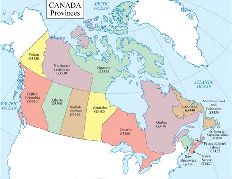 Lc G Schedule Map 4 Canada Provinces Western Association Of Map