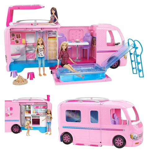 Brand New Mattel Barbie Dream Camper Pink Rv