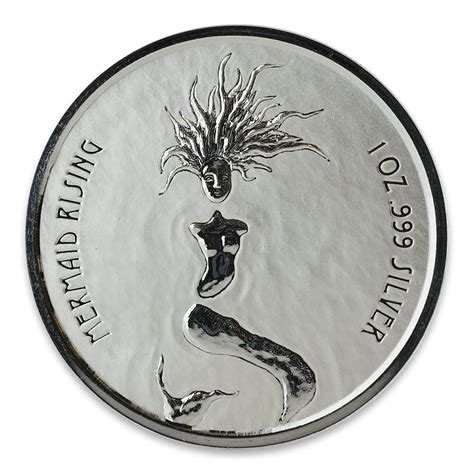 2018 Fiji Mermaid Rising 1oz Silver Coin Scottsdale Mint Legal Tender