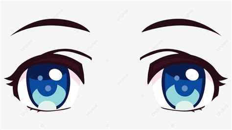 Cute Animal Eyes Vector Hd Images Anime Eyes Blue Blue Eye Anime
